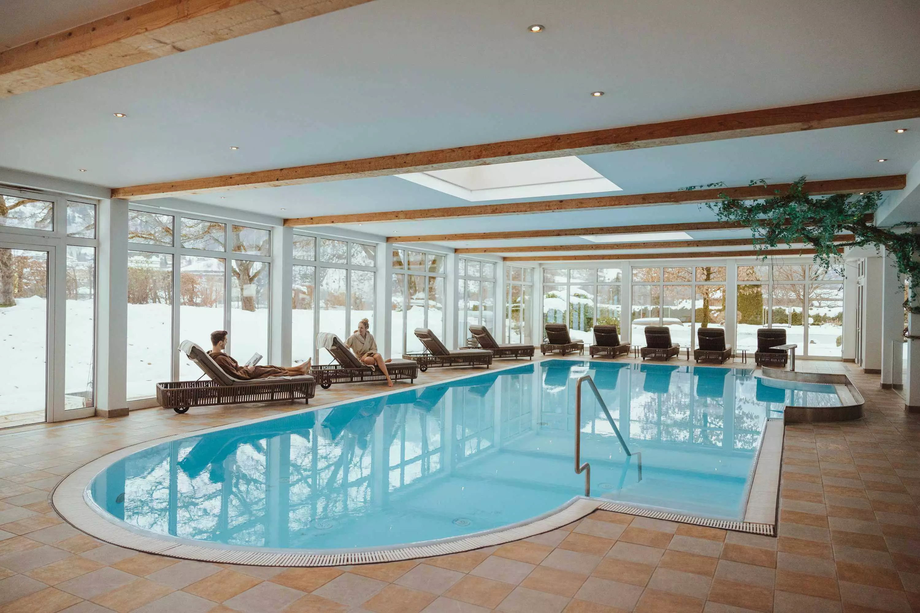 Wasserwelt in der Vitalquelle Montafon – Eintauchen