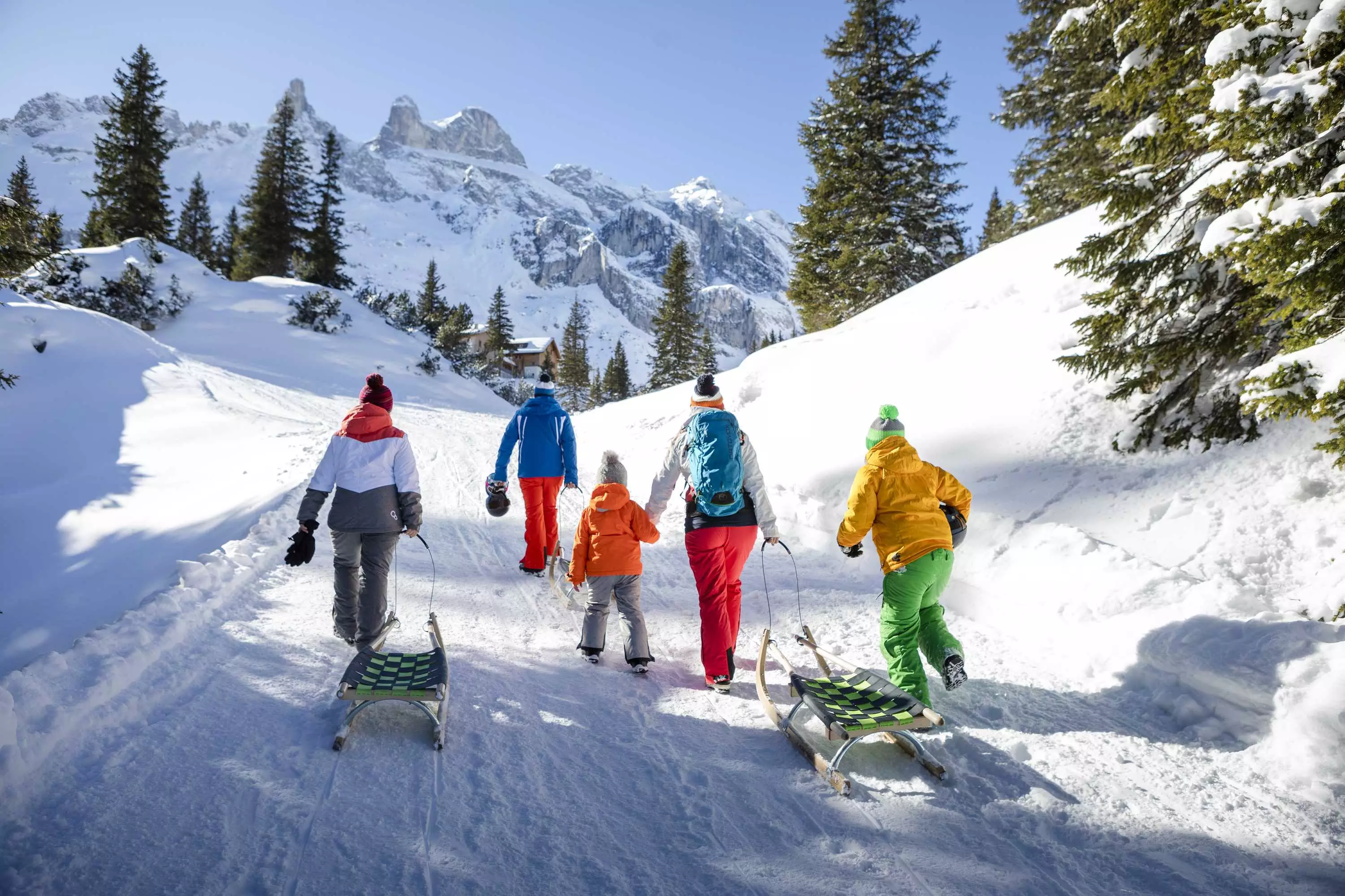 Tobogganing in Montafon