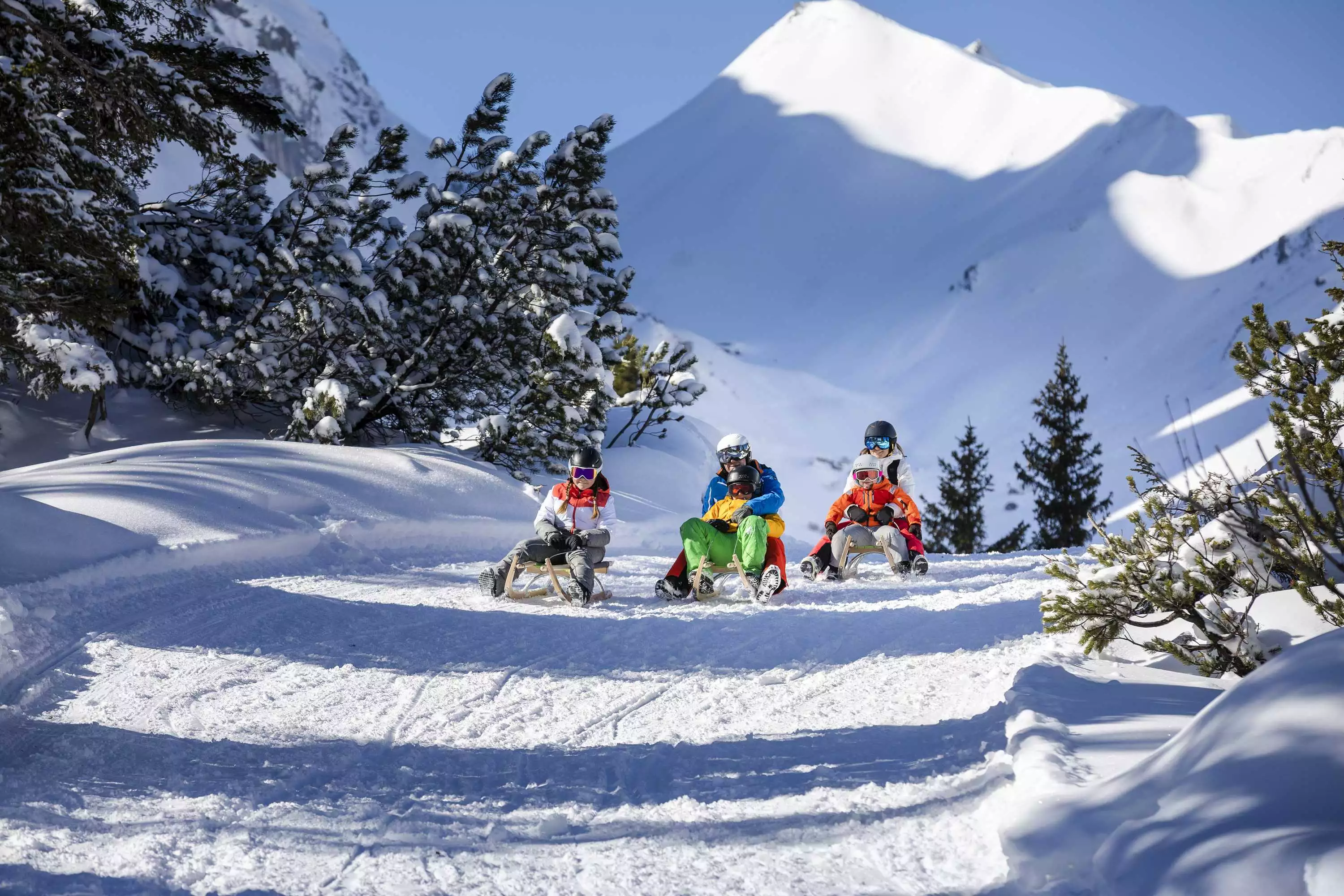 Tobogganing in Montafon