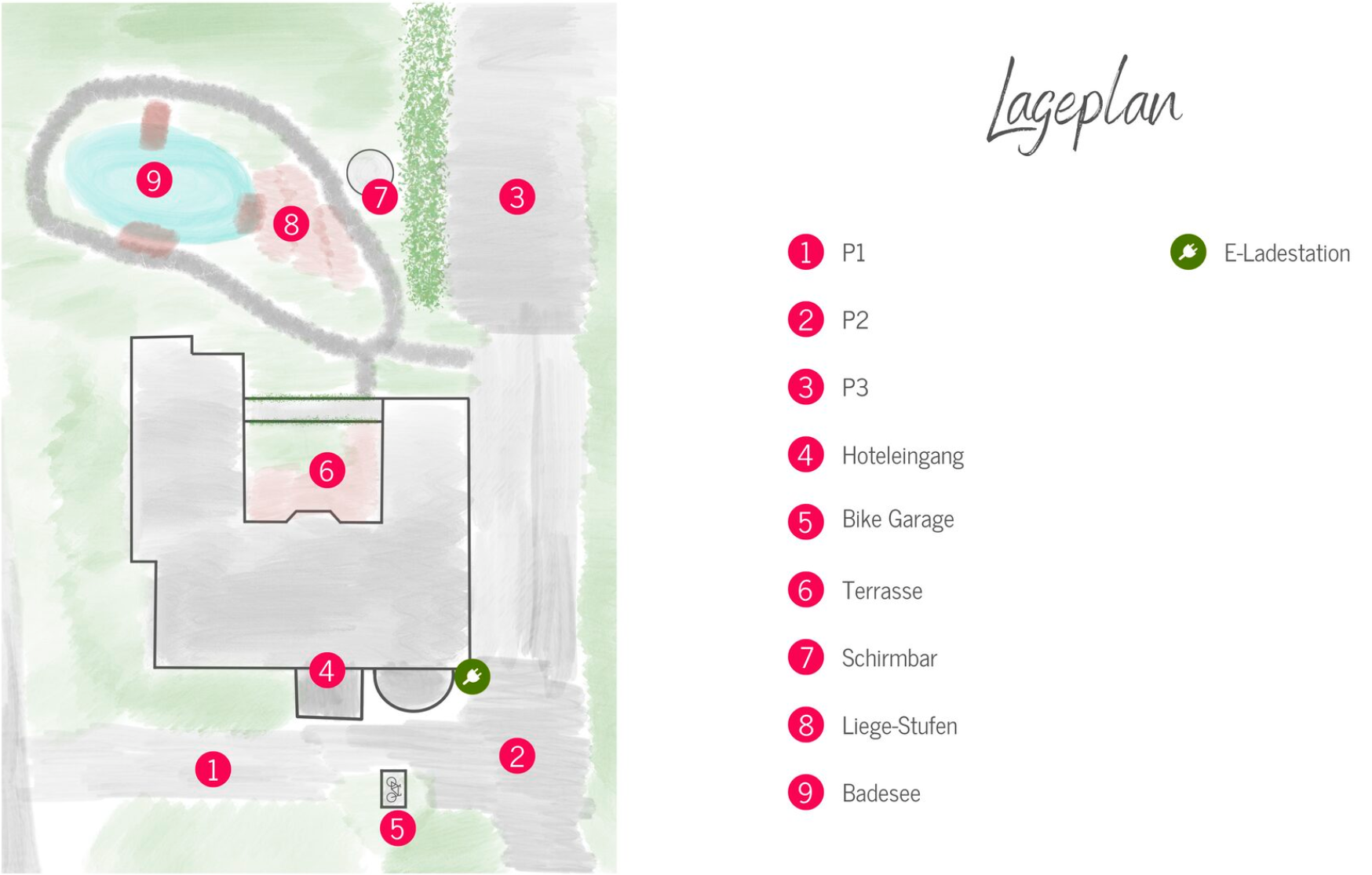 Lageplan Vitalquelle Lageplan Vitalquelle
